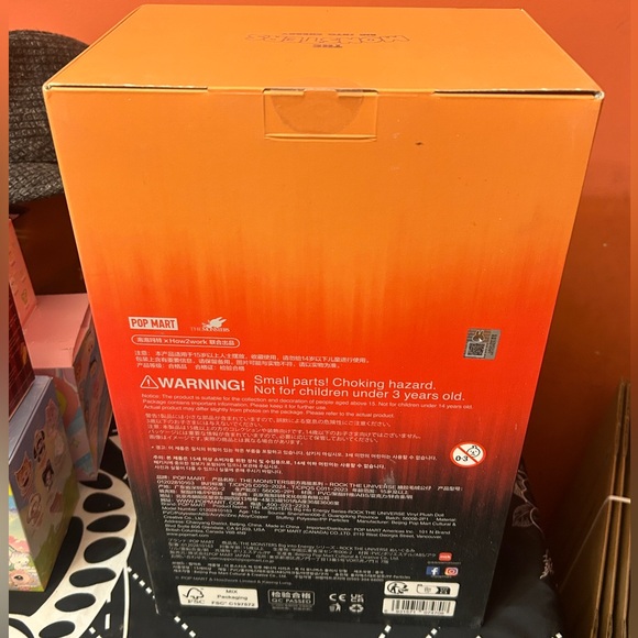 100% Authentic POPMART Labubu Big Into Energy Rock the Universe Vinyl Plush Doll - Picture 6 of 7